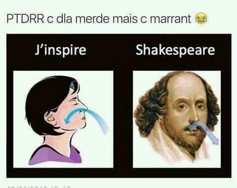J'inspire shakespeare