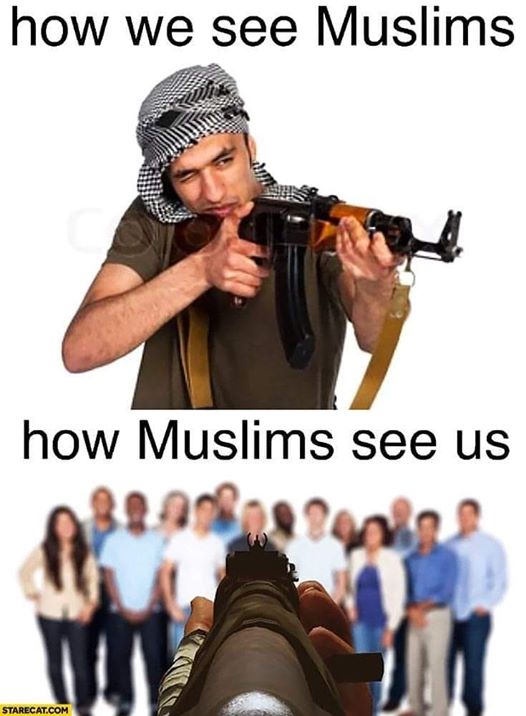 Comment on voit les musulman vs comment ils nous voient 