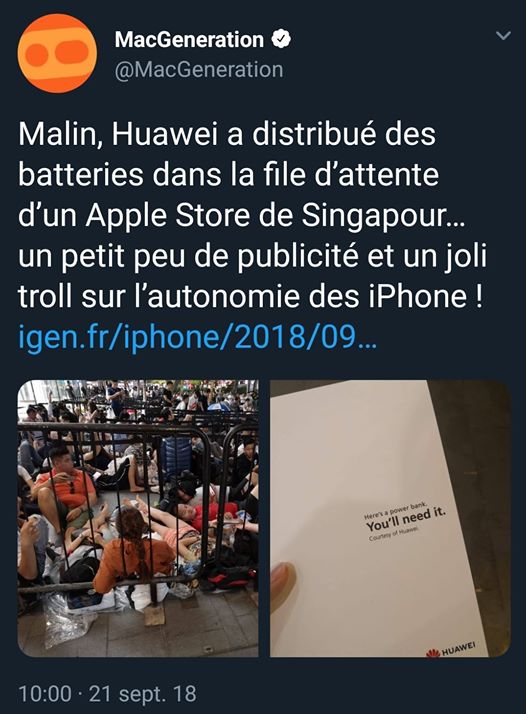 Huawei vs apple store
